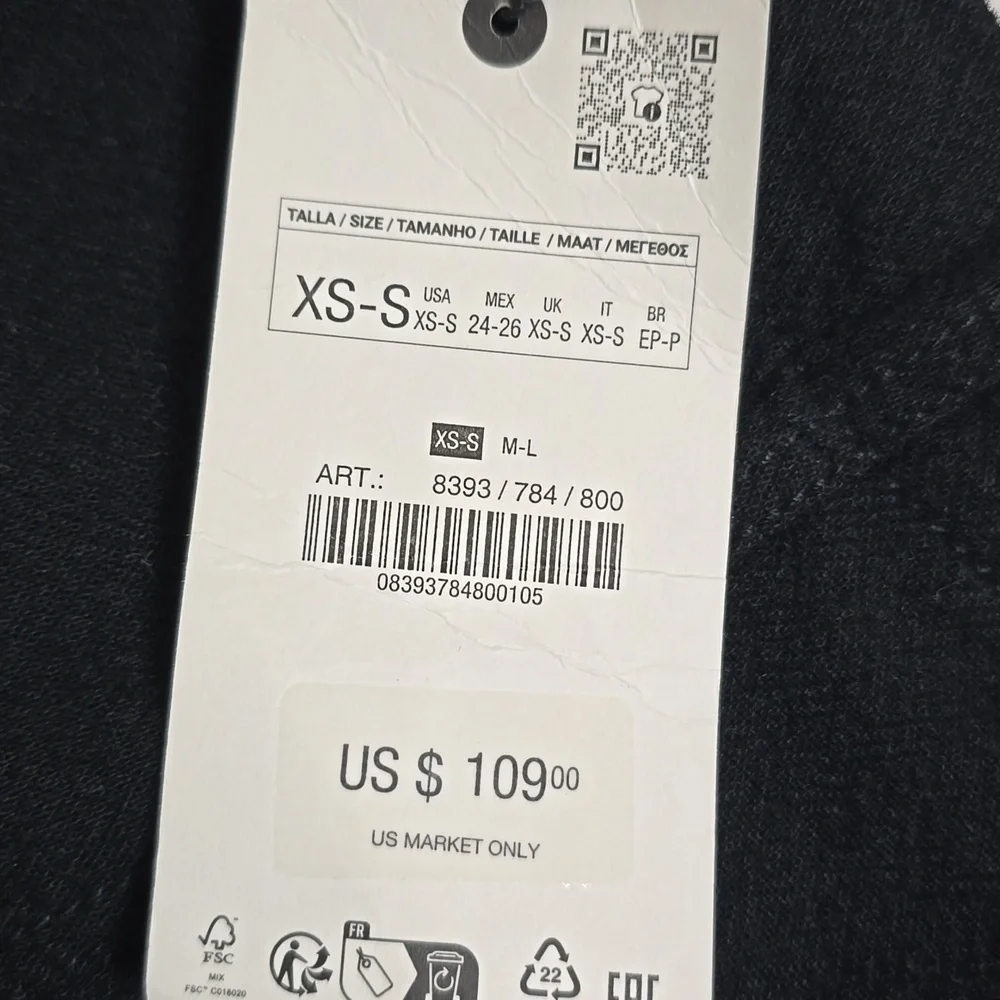 Zara Black Sweatpants Comfortable Joggers